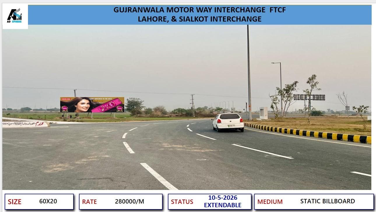 GUJRANWALA MOTORWAY INTERCHANGE