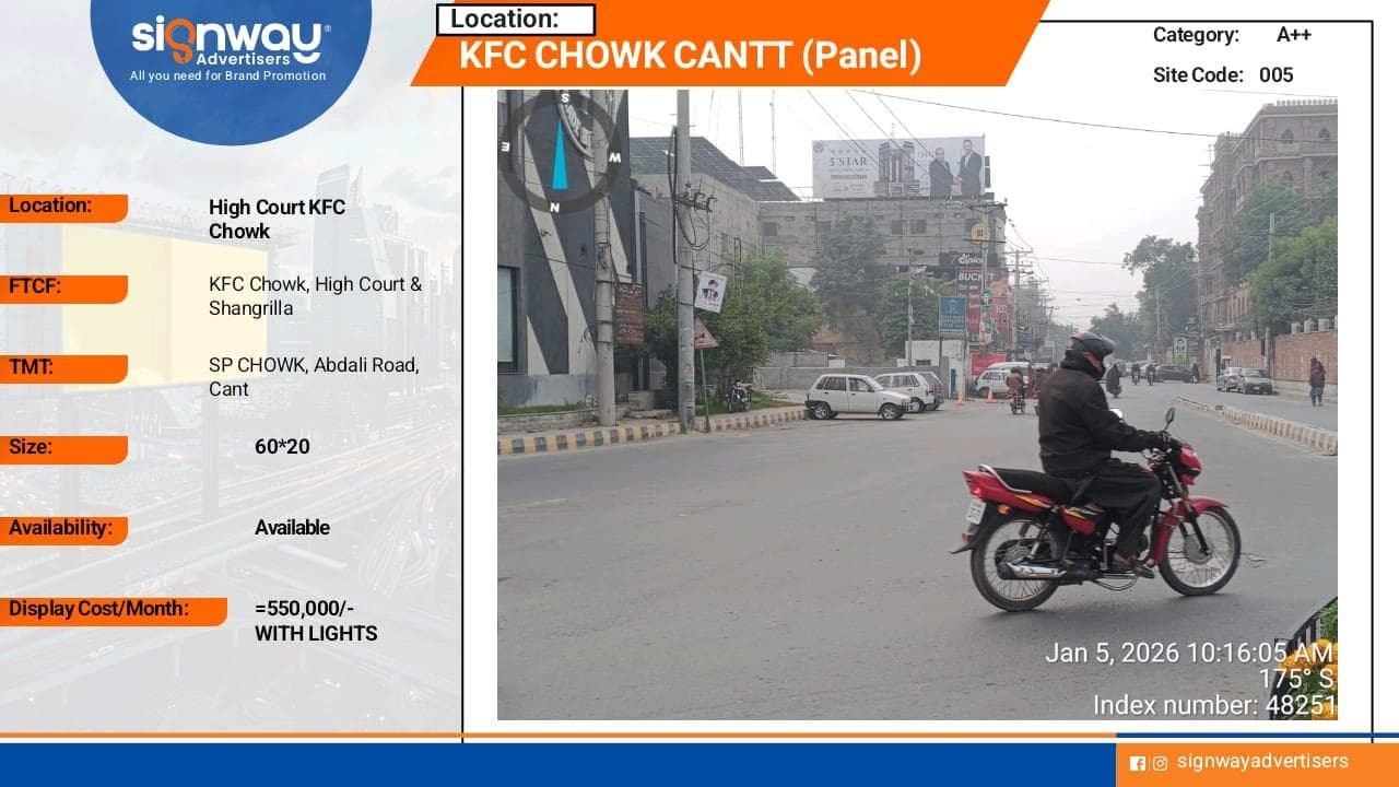 HIGH COURT KFC CHOWK