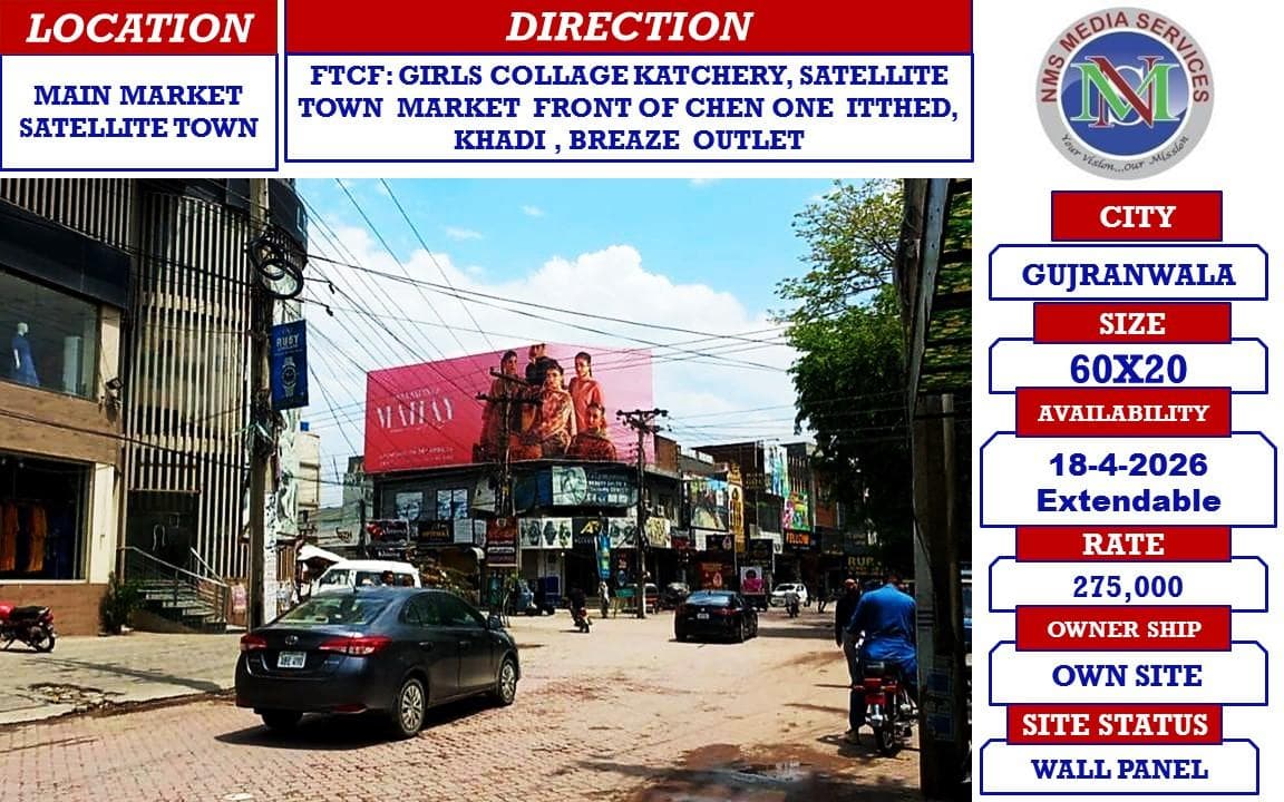 MAIN MARKET SATELLITE TOWN