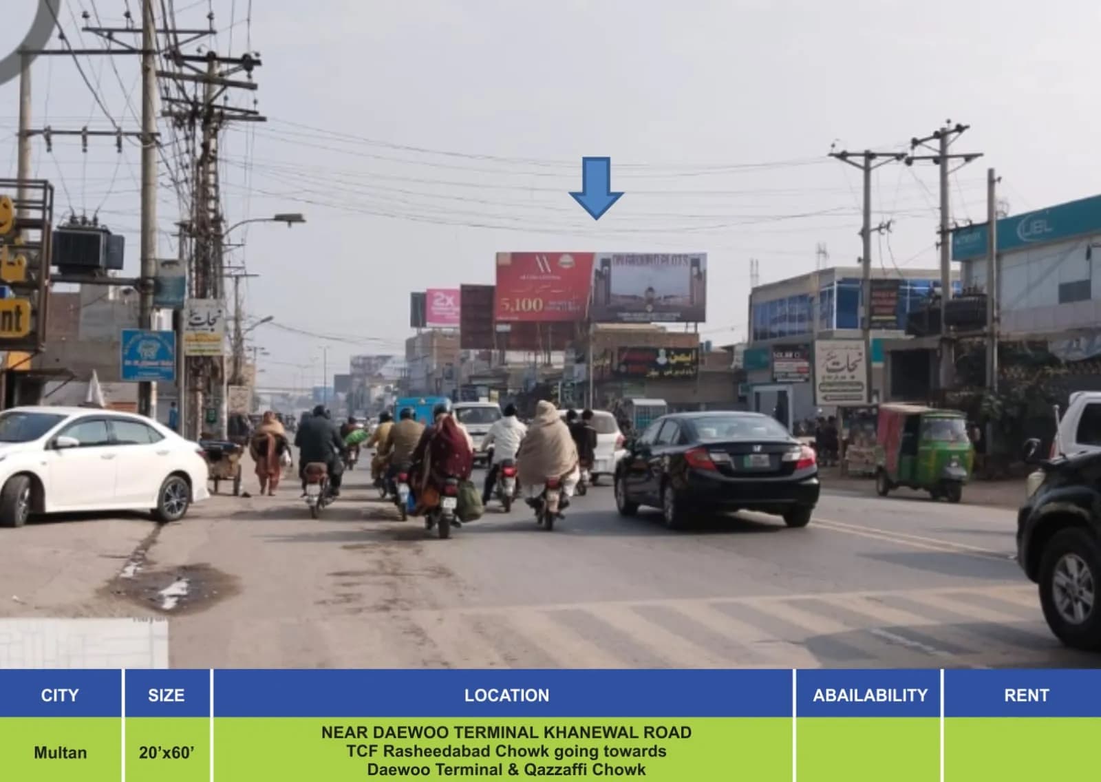 NEAR DAEWOO TERMINAL KHANEWAL ROAD