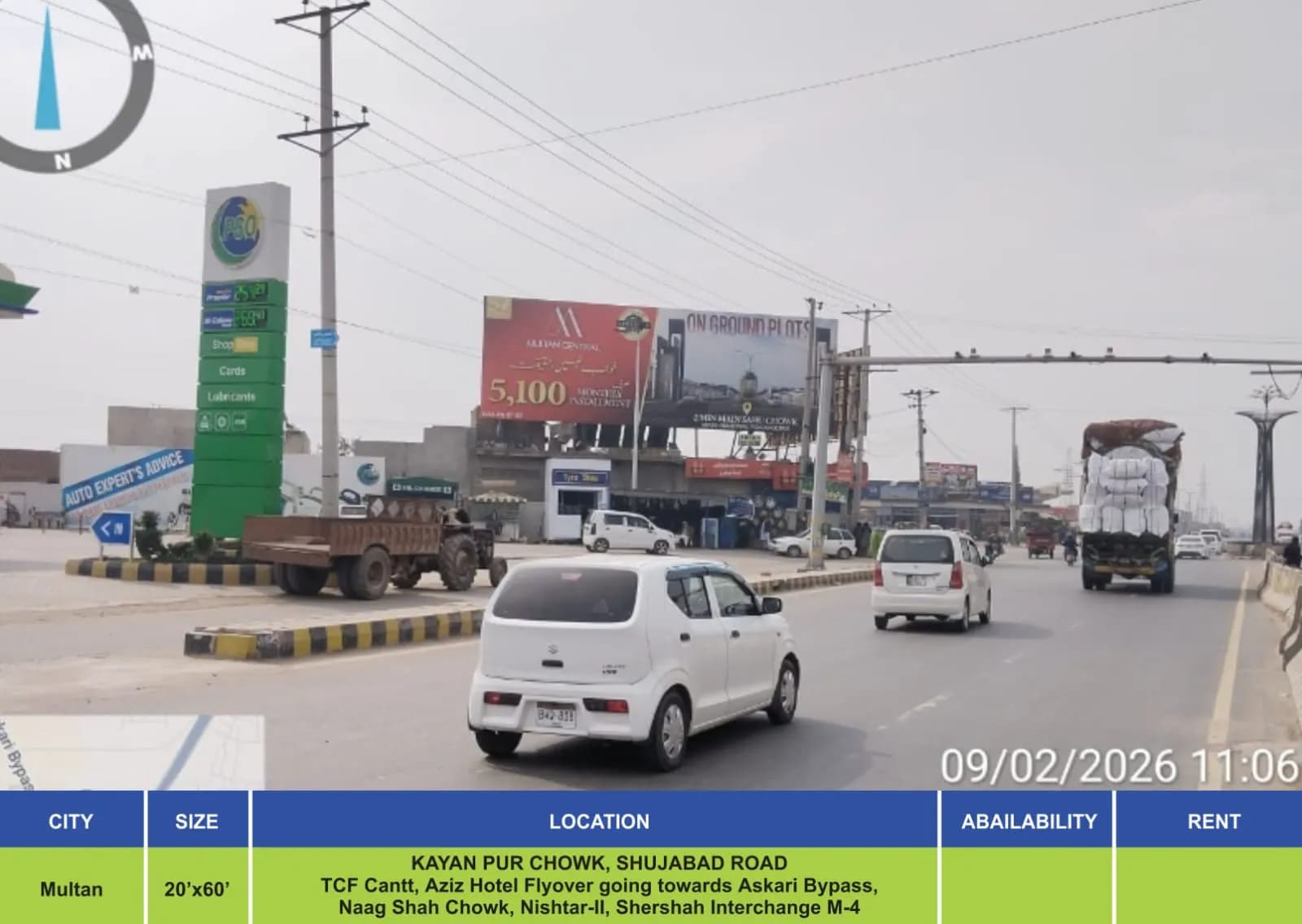 KAYAN PUR CHOWK , SHUJABAD ROAD