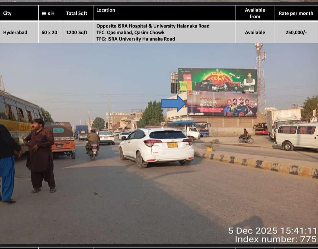 Opposite ISRA University and Hospital Halanaka Hyderabad