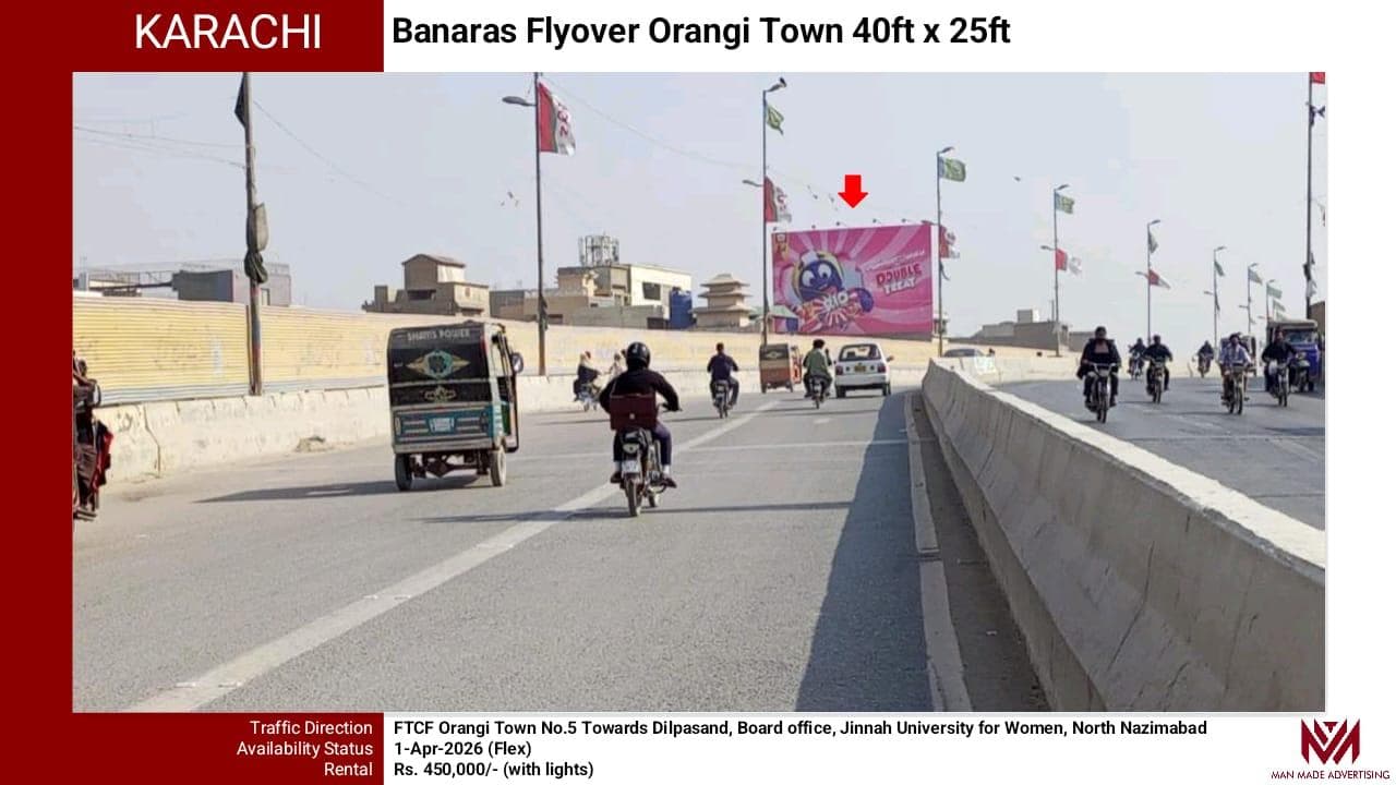 BANARAS FLYOVER ORANGI TOWN